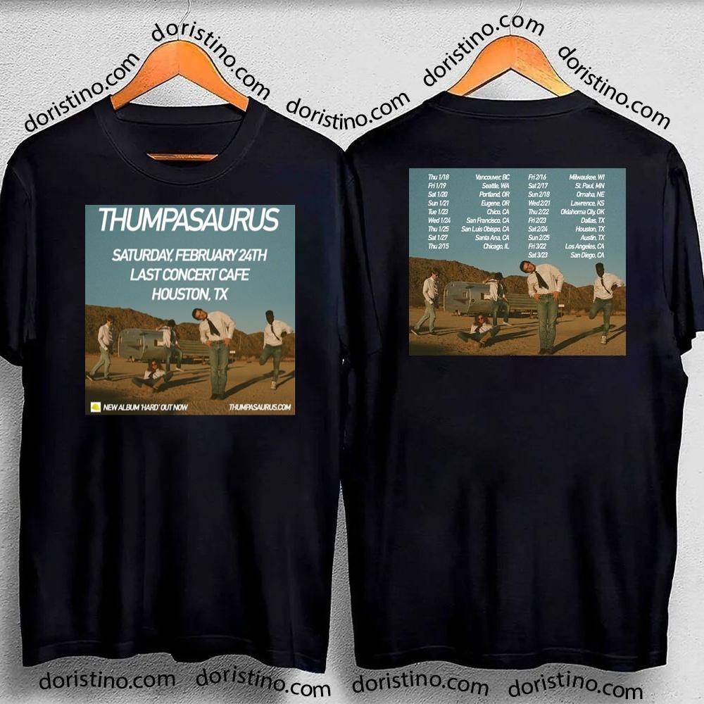 Thumpasaurus 2024 Tour Double Sides Tshirt