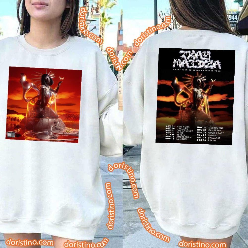 Tkay Maidza Sweet Justice 2023 Tour Double Sides Tshirt