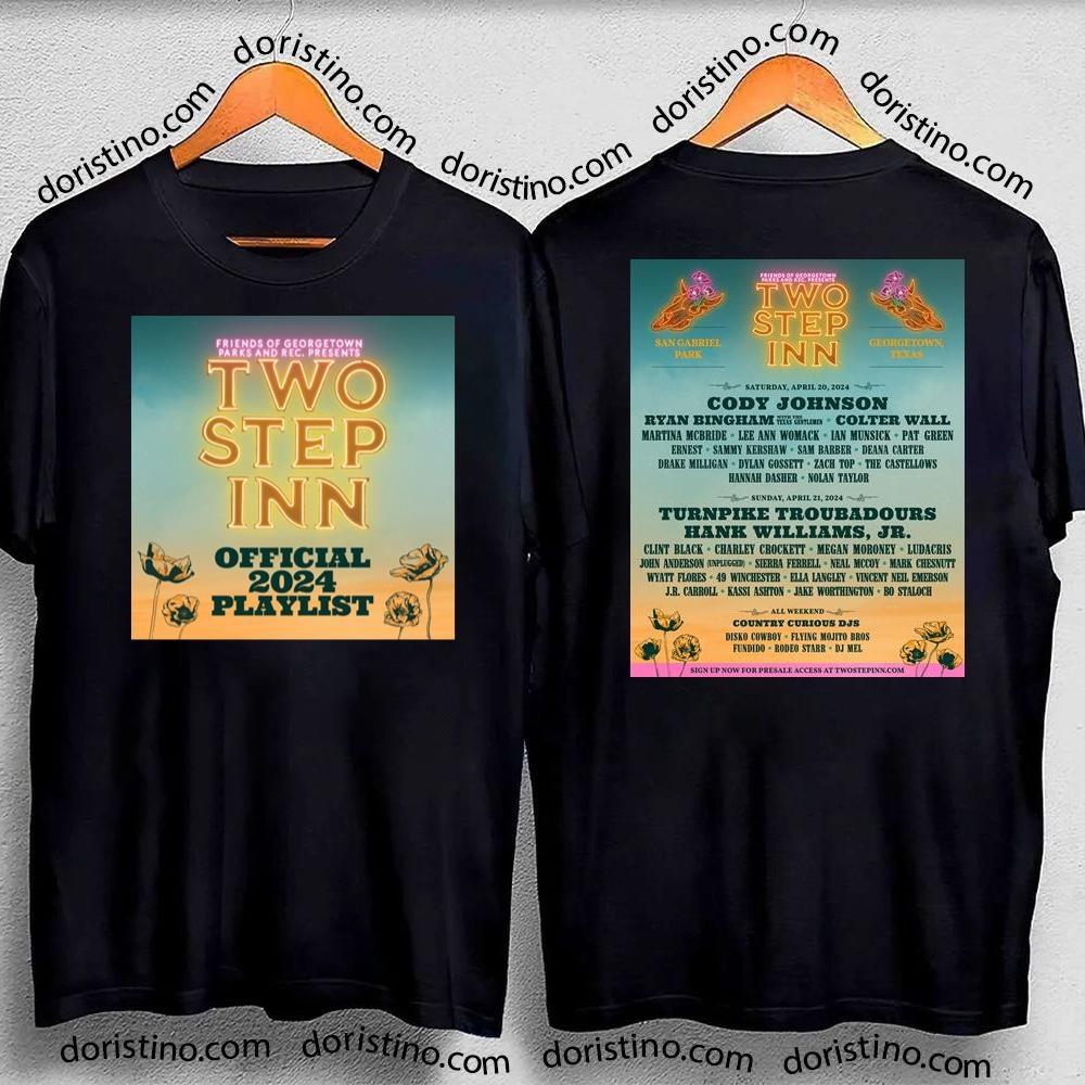 Two Step Inn Festival 2024 Double Sides Awesome Shirt