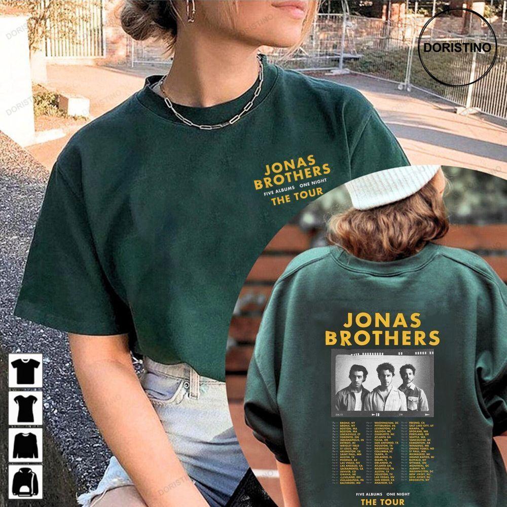 Vintage Jonas Brothers Tour Jb Tour 2023 Double Sides Tshirt