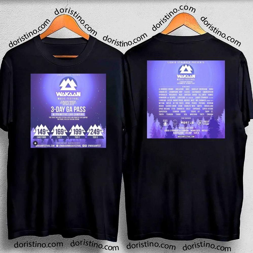 Wakaan Music Festival 2024 Double Sides Shirt