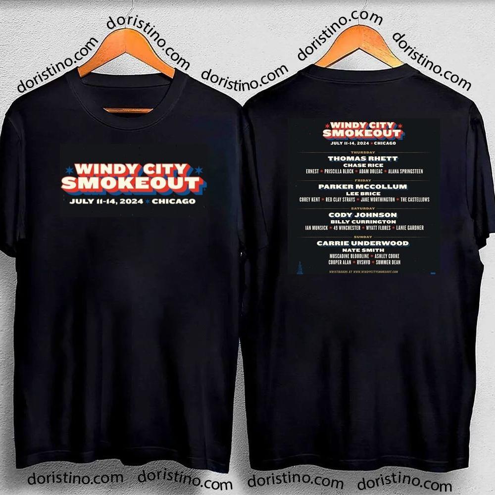 Windy City Smokeout 2024 Double Sides Tshirt