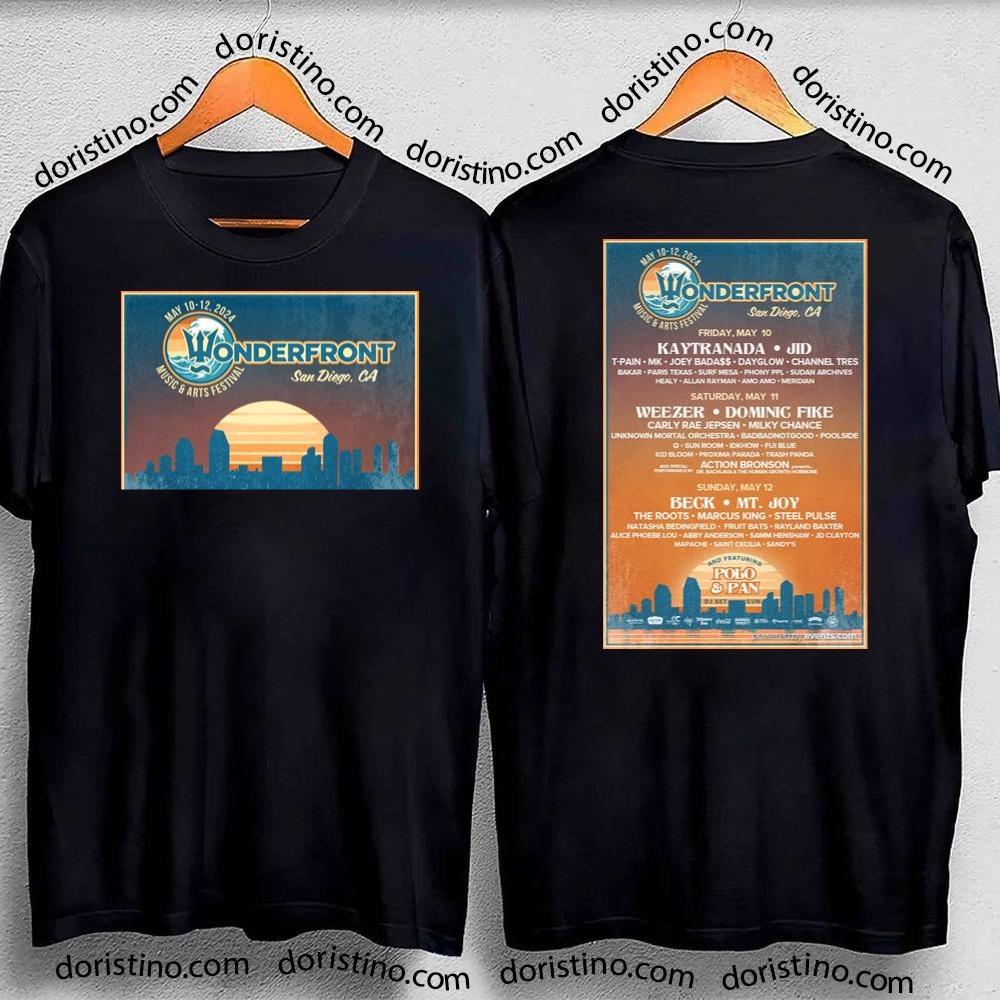 Wonderfront Festival 2024 Double Sides Shirt