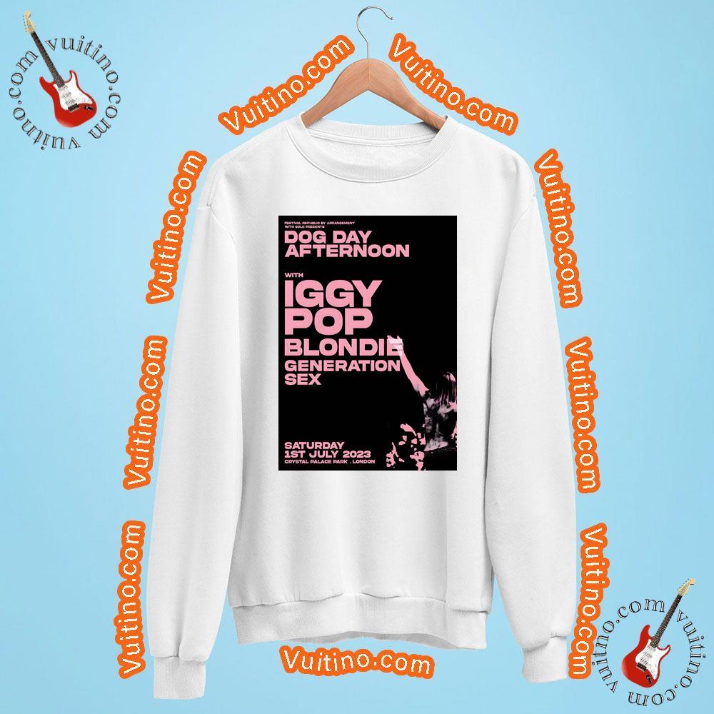 Iggy Popblondie Dog Day Afternoon London Crystal Palace Park 2023 Tour Apparel