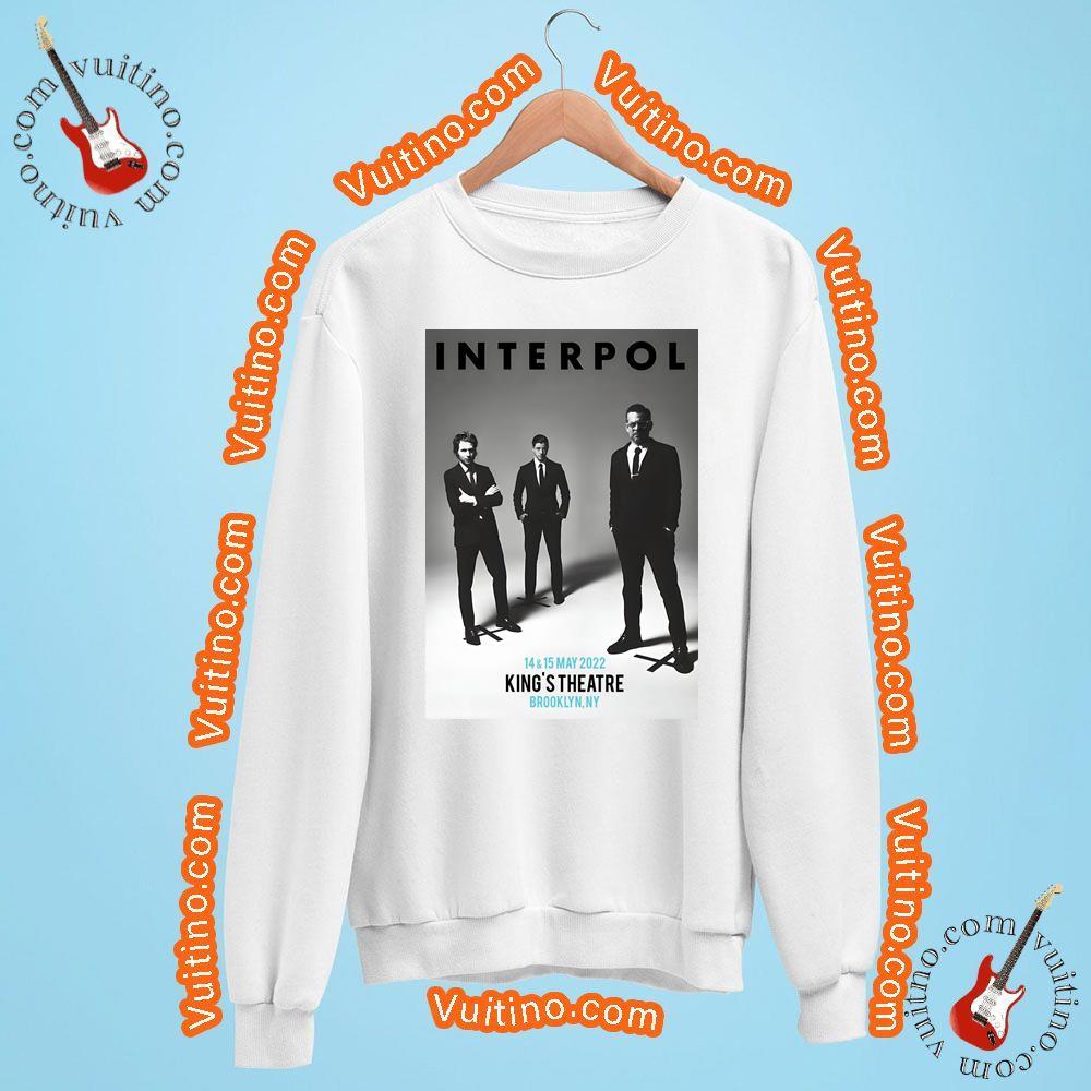 Interpol The Other Side Of Make Believe 2022 Tour Kings Theatre Brooklyn Ny Shirt