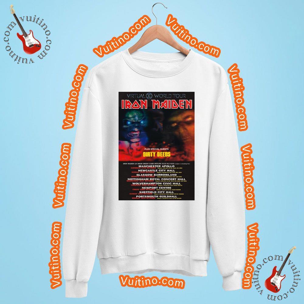 Iron Maiden Virtual Xi 1998 Uk Tour Shirt