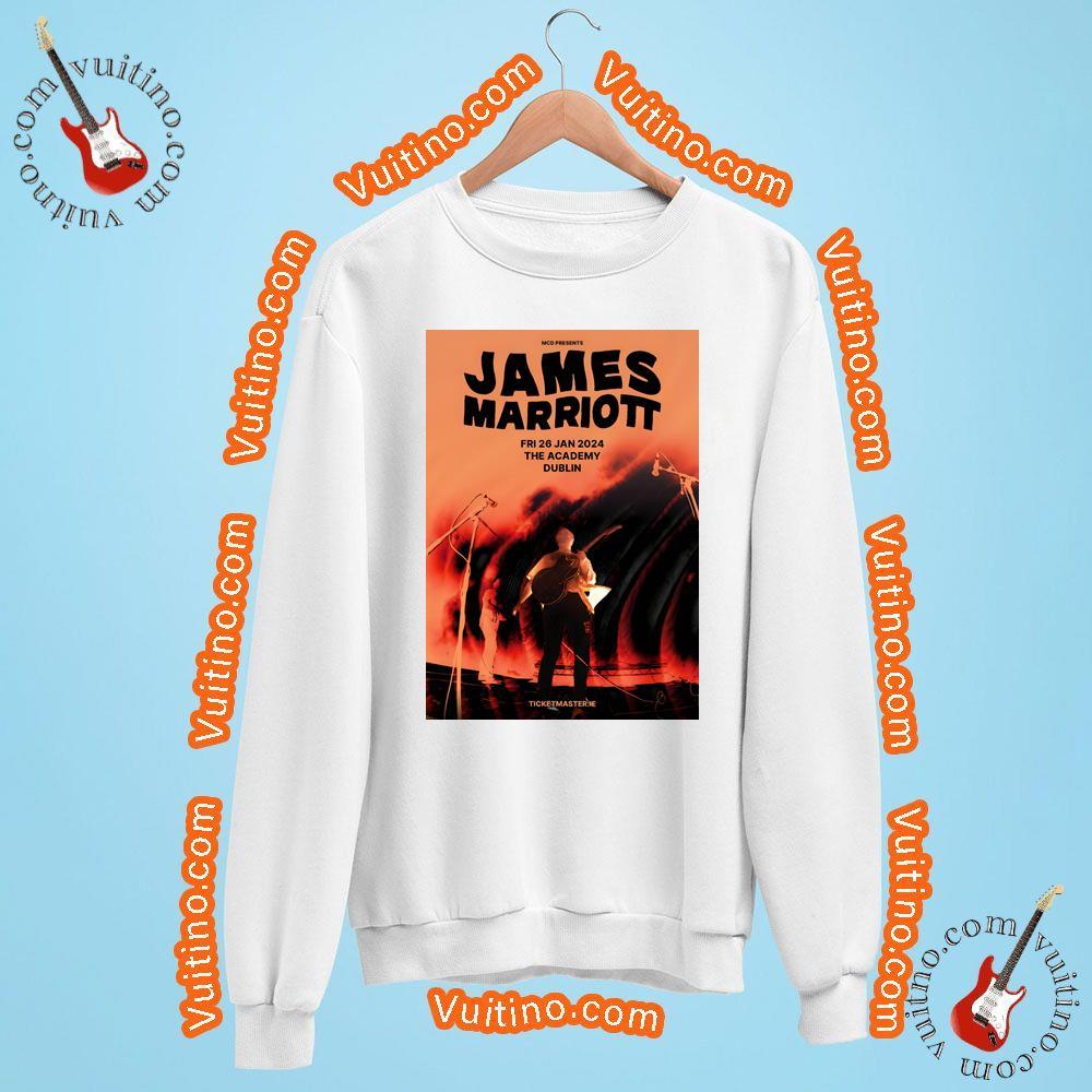 James Marriott Are We There Yet 2024 Tour Dublin The Academy Shirt