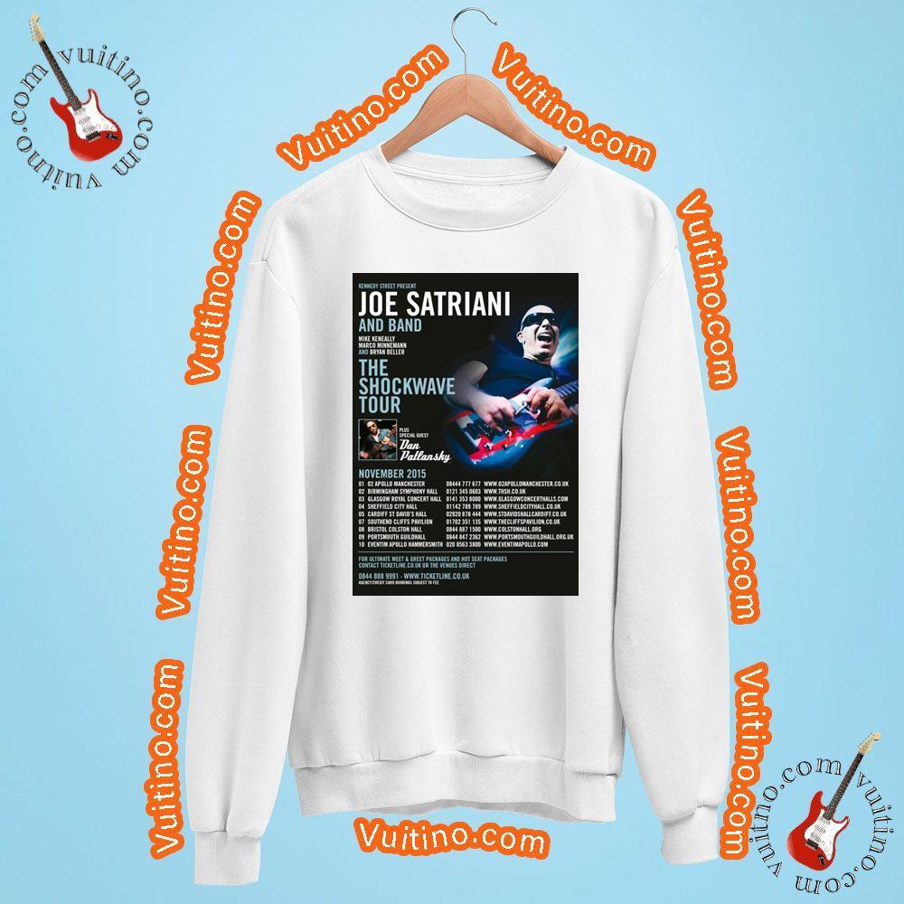 Joe Satriani The Shockwave 2015 Uk Tour Apparel