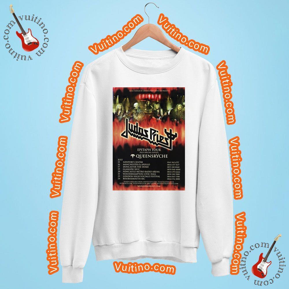 Judas Priest Epitaph 2011 Uk Tour Shirt