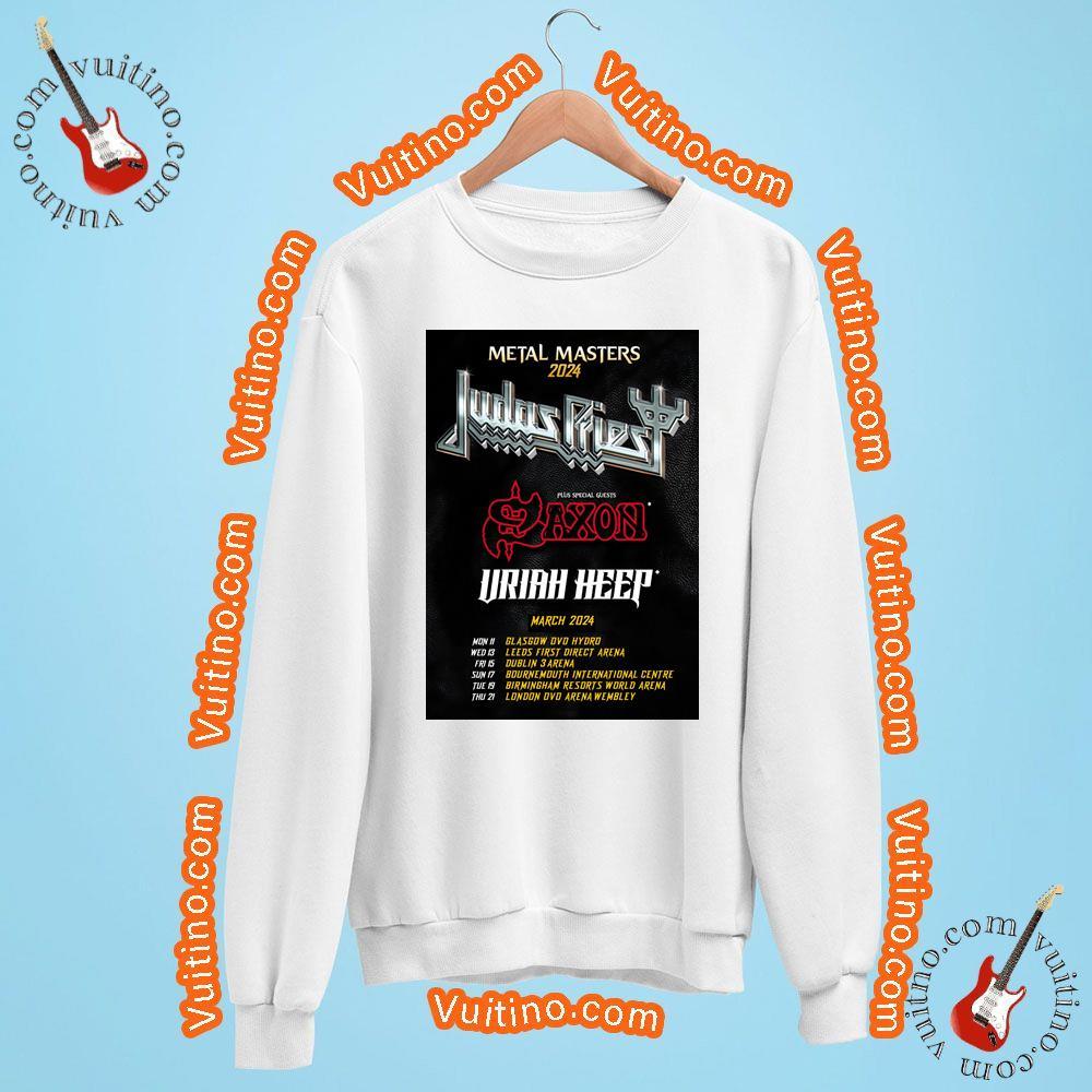 Judas Priest Metal Masters 2024 Uk Tour Shirt