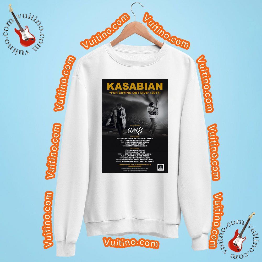 Kasabian For Crying Out Live 2017 Novdec Uk Tour Shirt