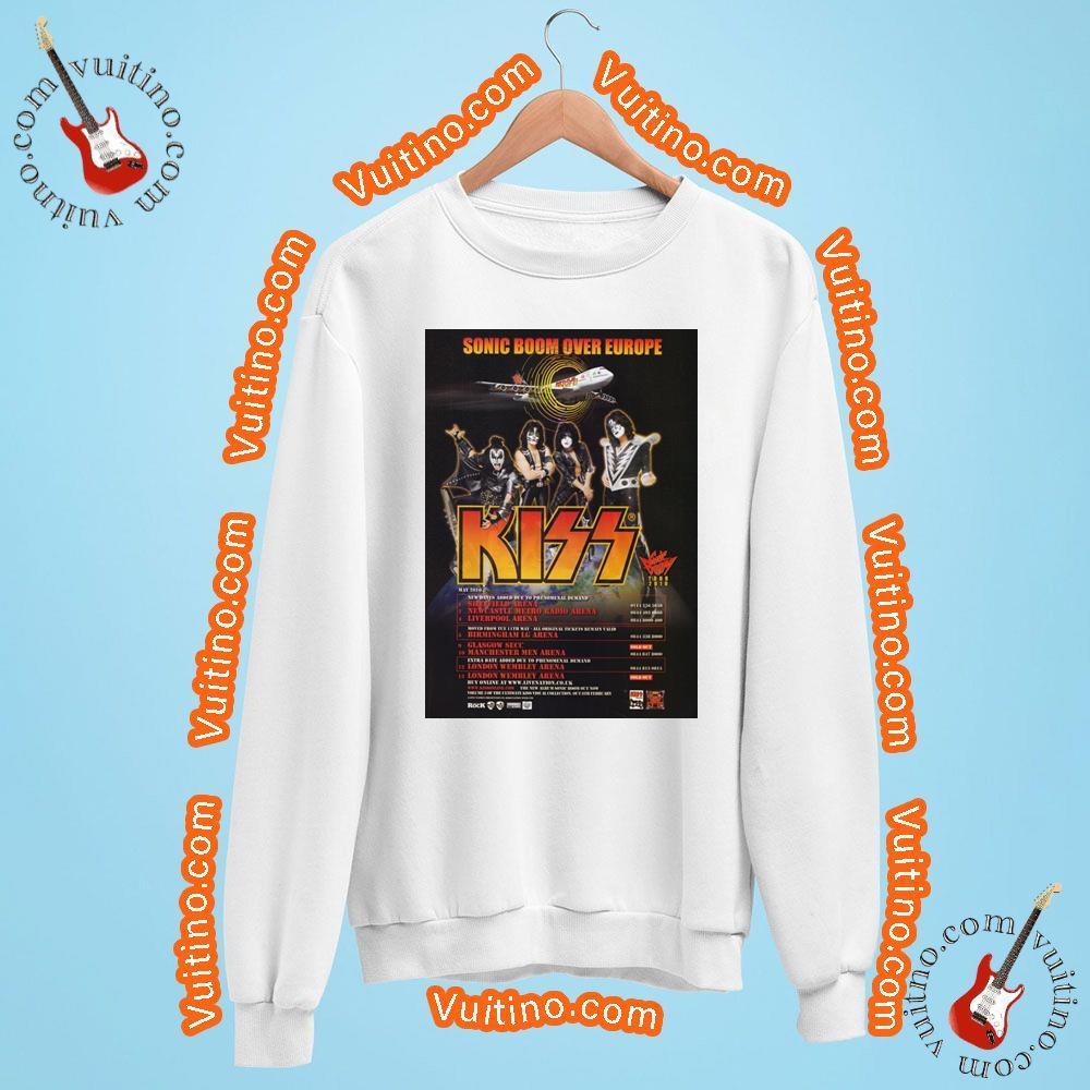 Kiss Sonic Boom Over Europe 2010 Uk Tour Apparel