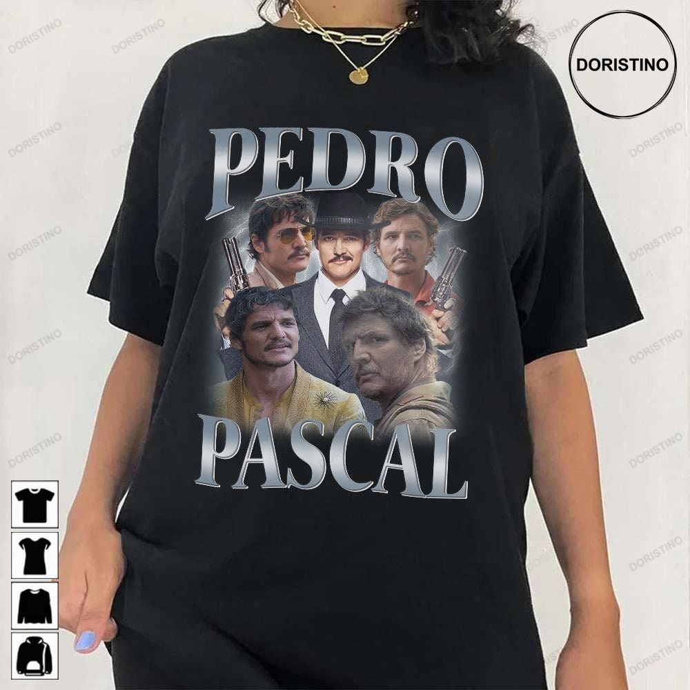 Pedro Pascal Limited Vintage And Man Unisex Vintage 90s Limited Edition T-shirts