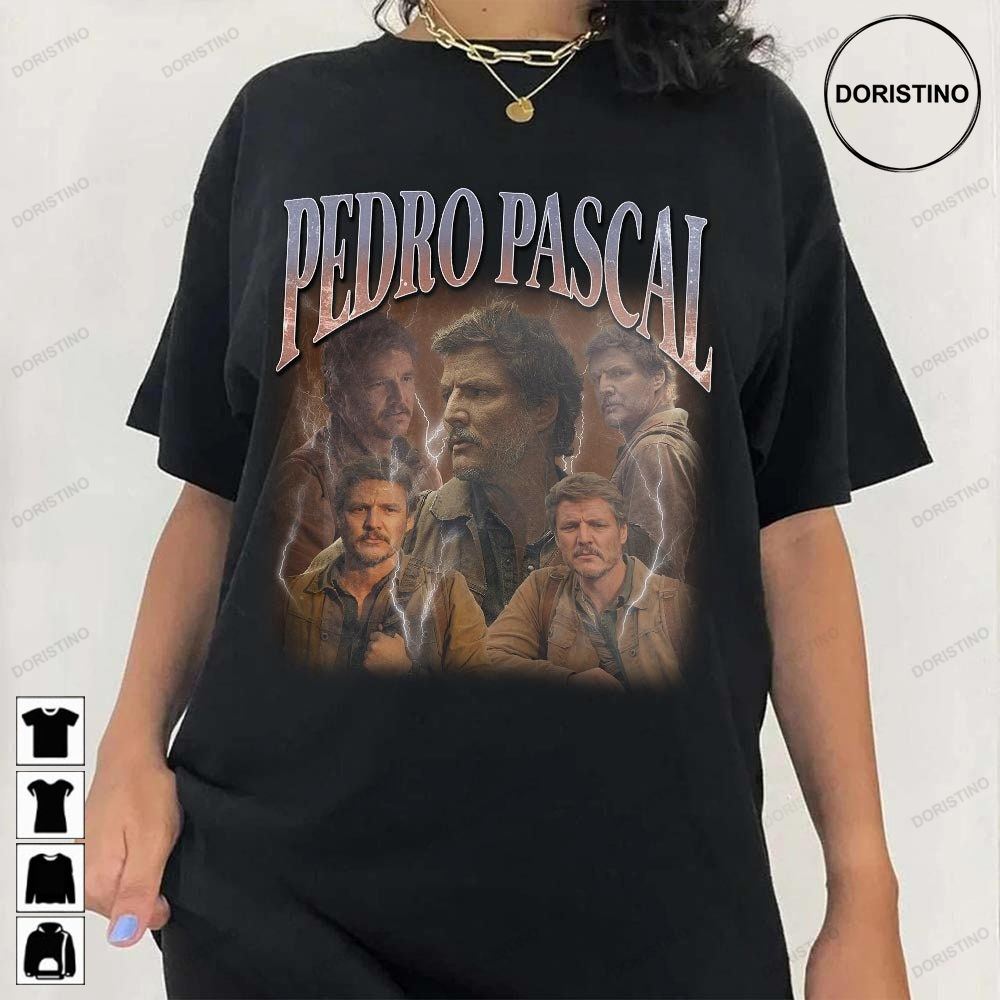 Pedro Pascal Retro 90s And Man Unisex Vintage 90s Limited Edition T-shirts