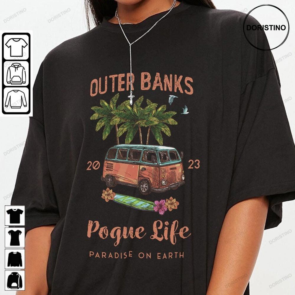 Pogue Life Outer Banks Vintage Paradise On Earth Fan Gift Outer Banks Life Unisex Limited Edition T-shirts