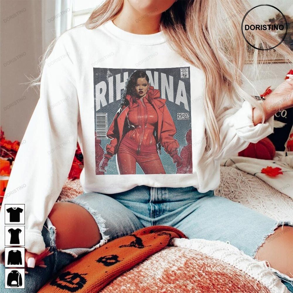 90s Rihanna Super Bowl Halftime Show vintage shirt - Banantees