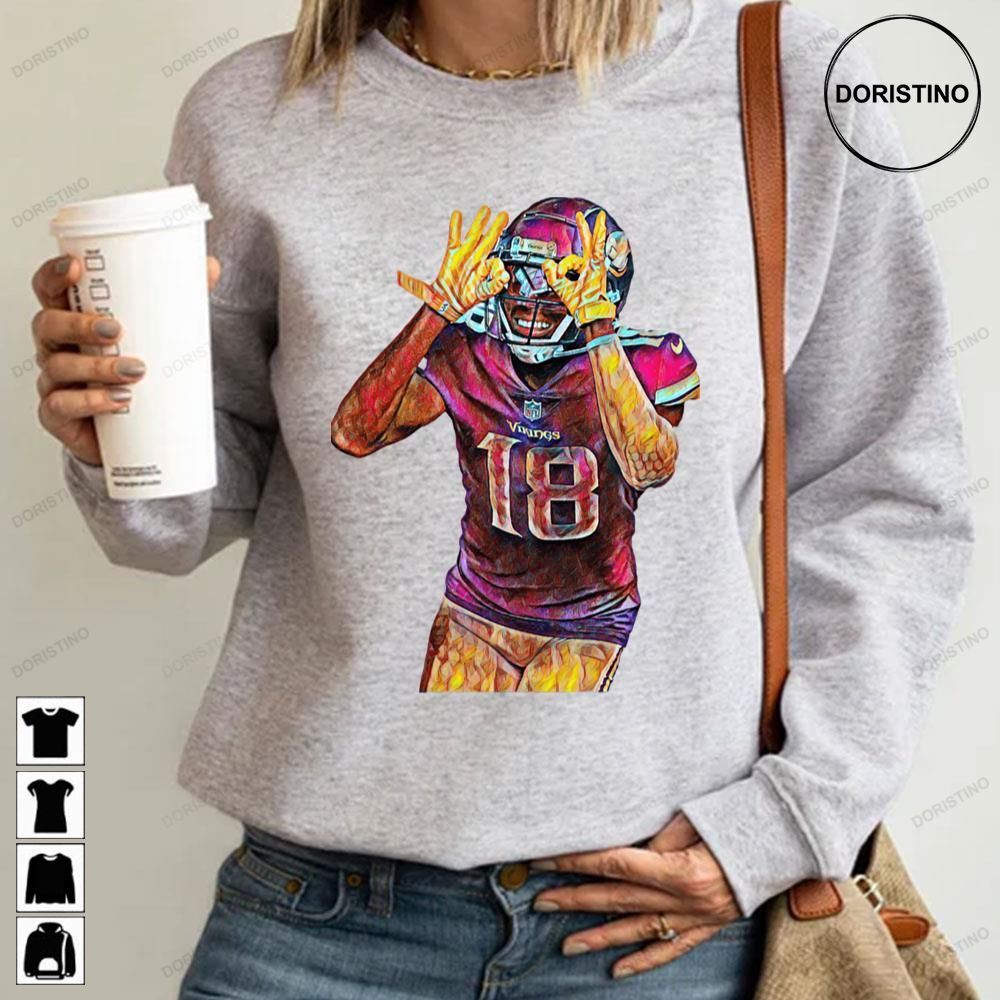 Colorful Vintage Of Justin Jeffer Retro Graphic Football Awesome Shirts