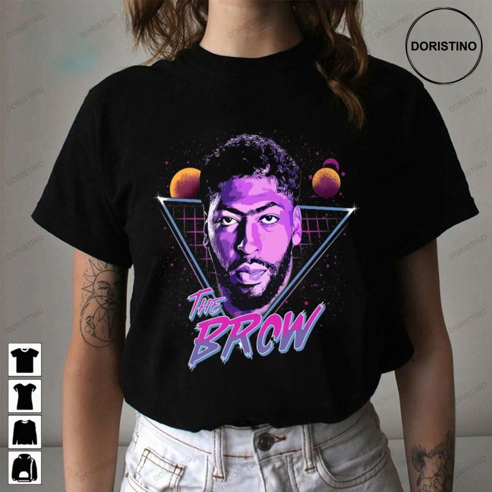 Station Melting Skulle Cool Face Of Anthony Davis The Brow Vintage Basketball Limited Edition T- shirts
