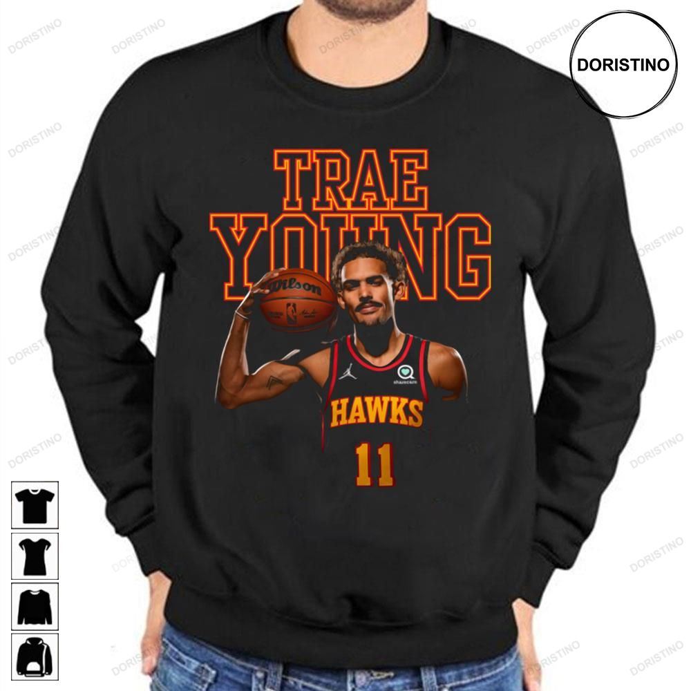 Cool Logo Vintage Retro Of Trae Young Basketball Limited Edition T-shirts