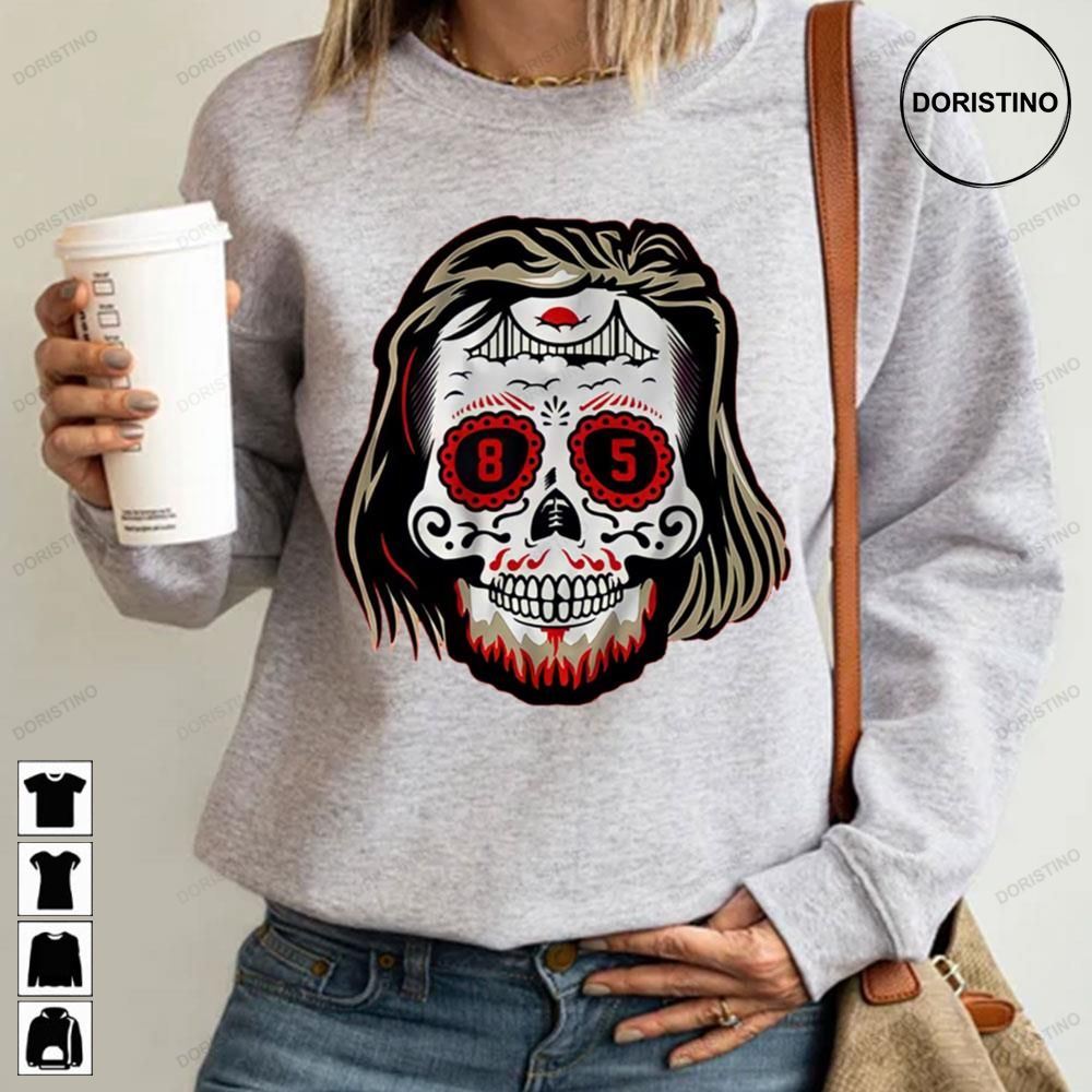 Cute George Kittle Sugar Skull Art Graphic Football Awesome Shirts