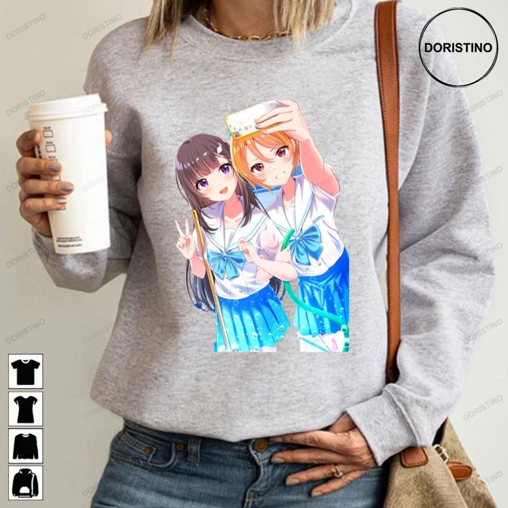 Cute Kawaii Couple Vintage Summer Time Rendering Art Anime Awesome Shirts