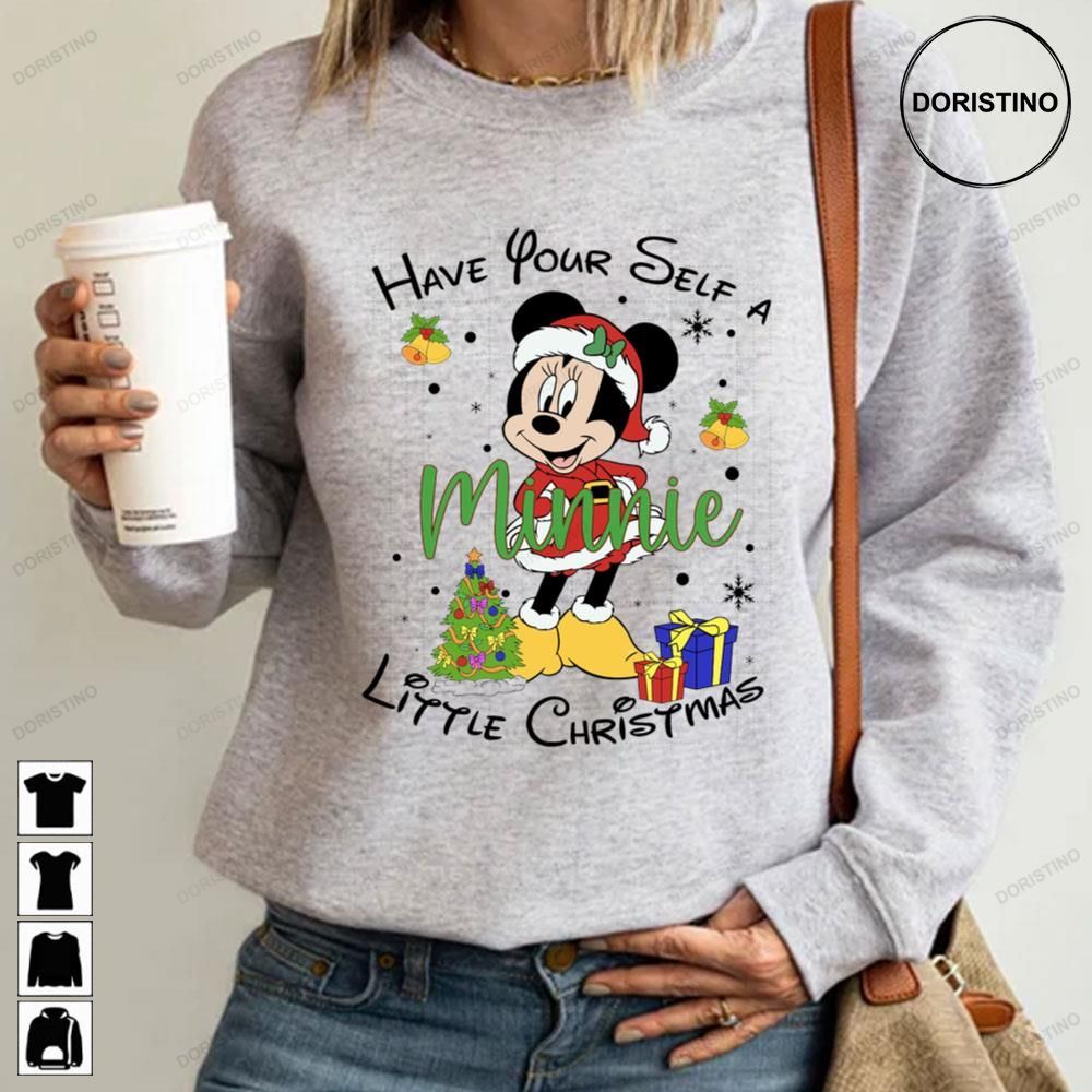 Cute Monnie Mouse Have Yourself A Little Christmas Awesome Shirts