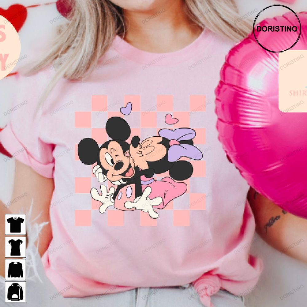 Minnie Mickey Love Valentine Matching Valentines Awesome Shirts