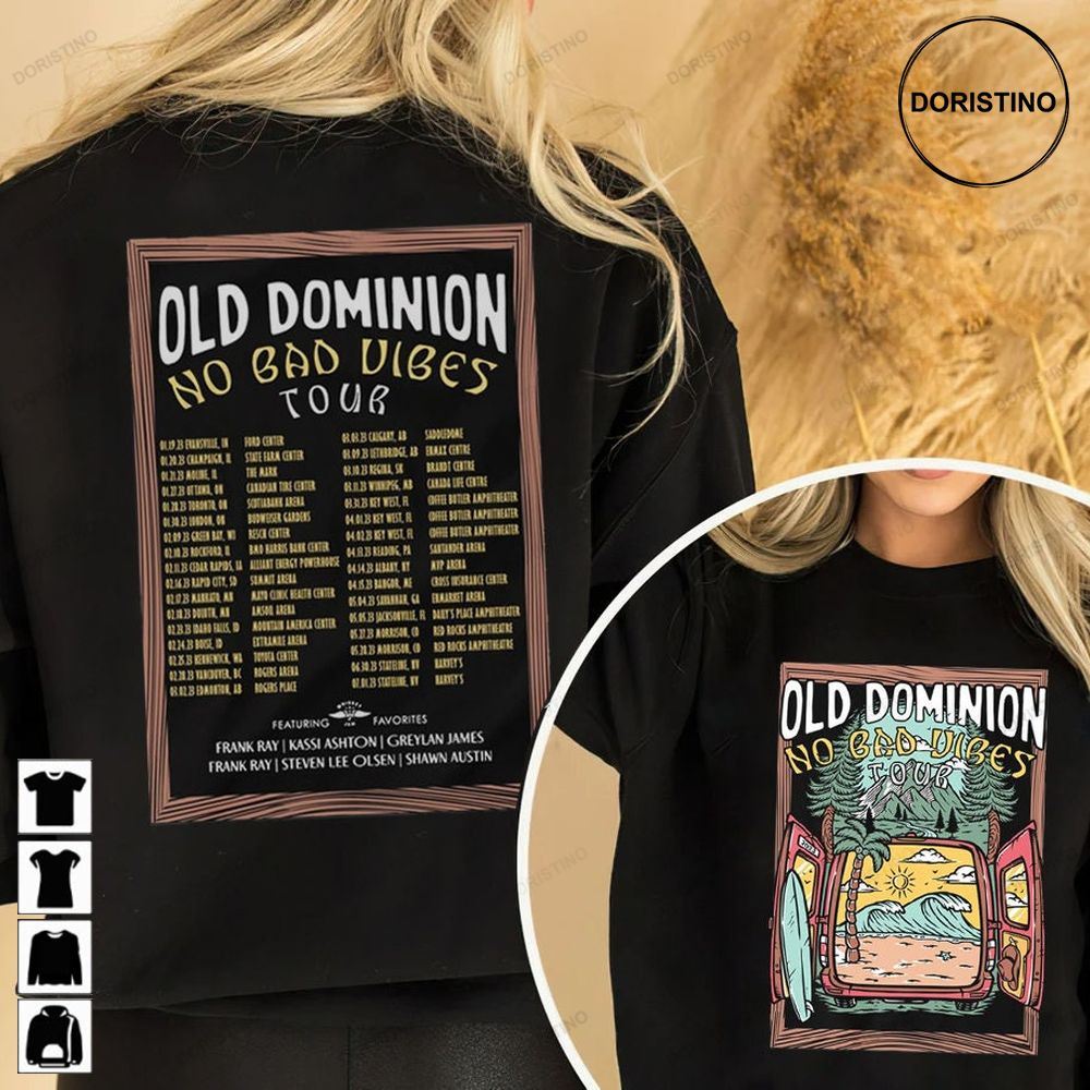 Old Dominion No Bad Vibes Tour 2023 Old Dominion Trending Style