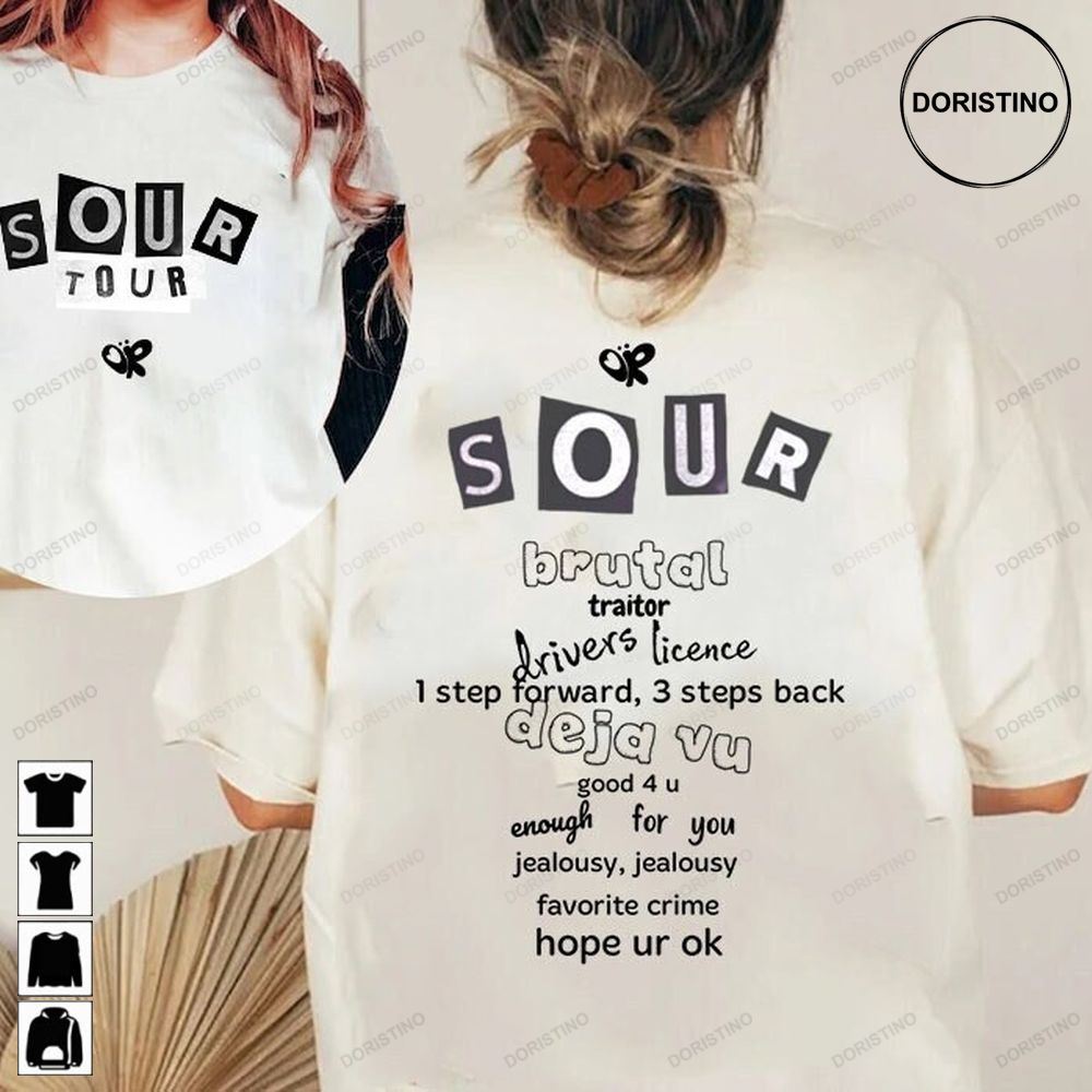 Olivia Sour Tour 2023 Olivia Rodrigo Good 4 U Limited Edition T-shirts