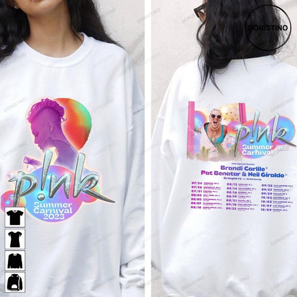 Pnk Tour 2023 2 Sides Summer Carnival Tour Awesome Shirts