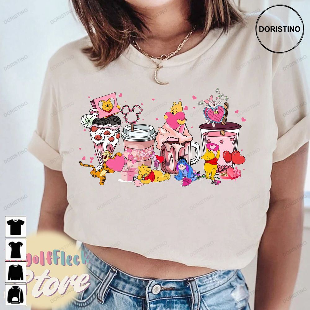 Pooh And Friends Valentine Disney Valentine Coffee Awesome Shirts