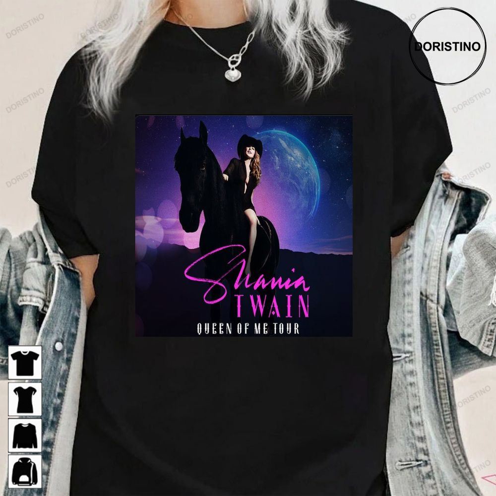 Queen Of Me Tour 2023 Shania Twain Vintage Shania Twain Awesome Shirts