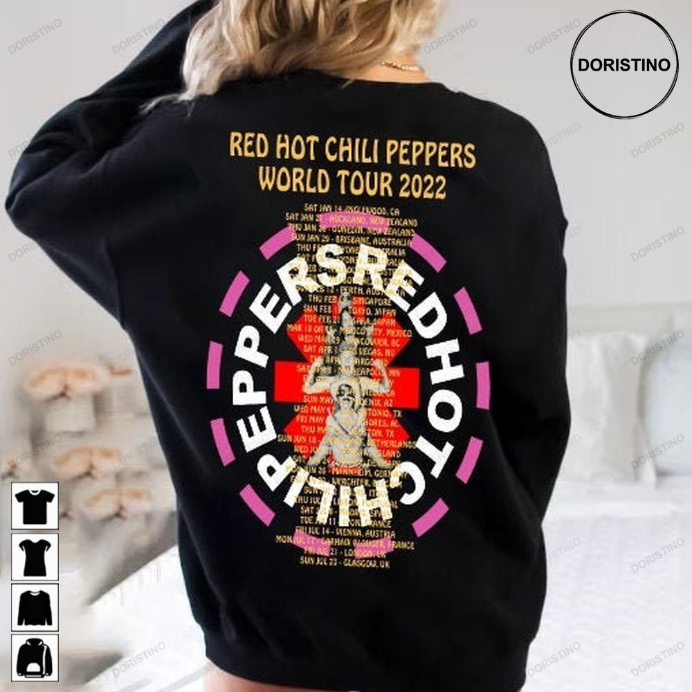 Red Hot Chili Peppers World Tour 2023 Red Hot Chili Limited Edition T-shirts