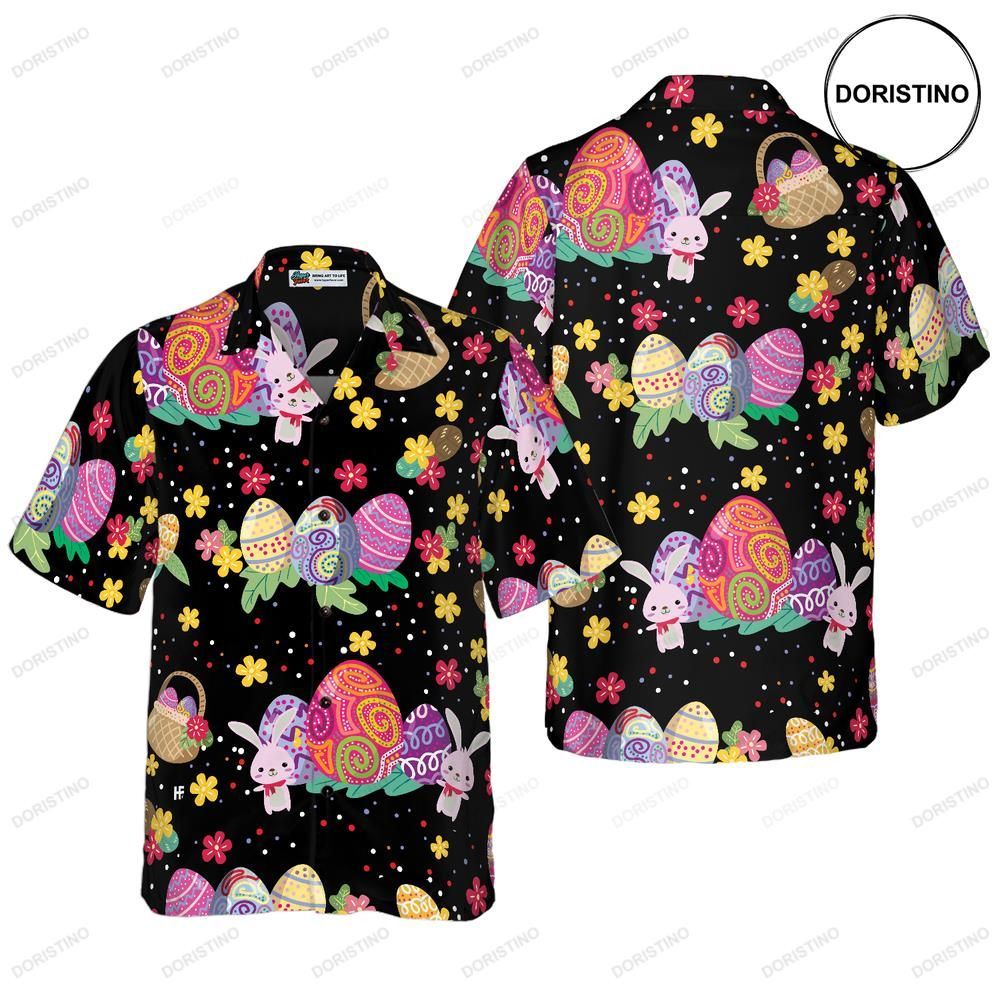 Flower Bunny Easter Awesome Hawaiian Shirt