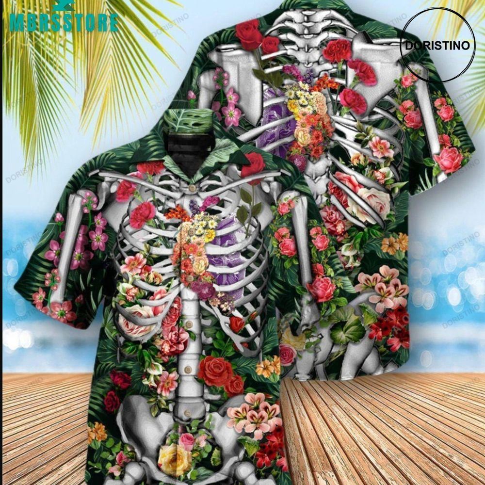Flowers On The Inside We Are All The Same Short All Over Printed Funny Limited Edition Hawaiian Shirt
