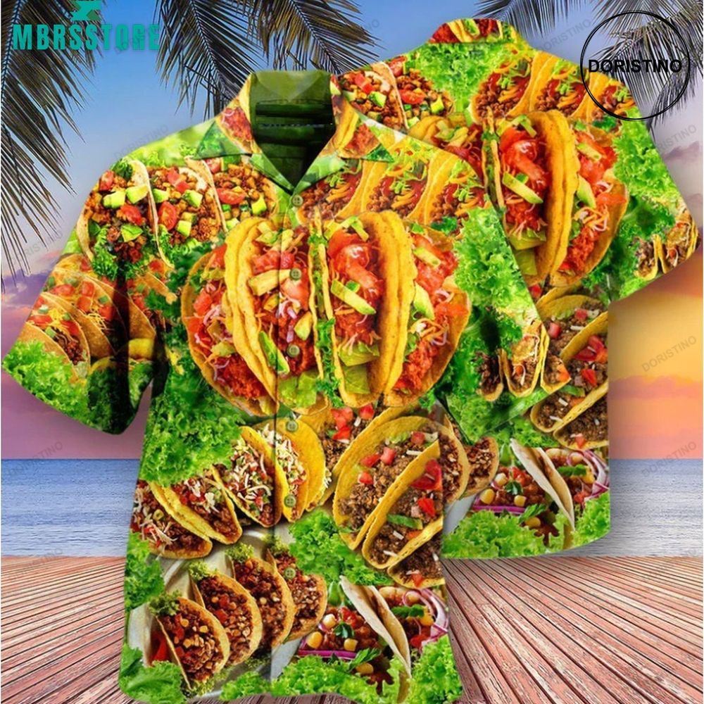 Food More Tacos Molokai Tacos Button Down Awesome Hawaiian Shirt