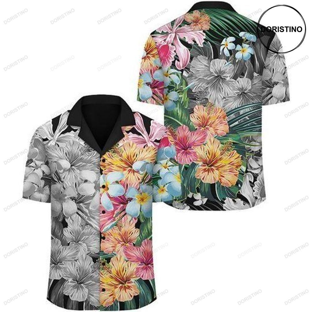 Forest Tropical Flower Awesome Hawaiian Shirt