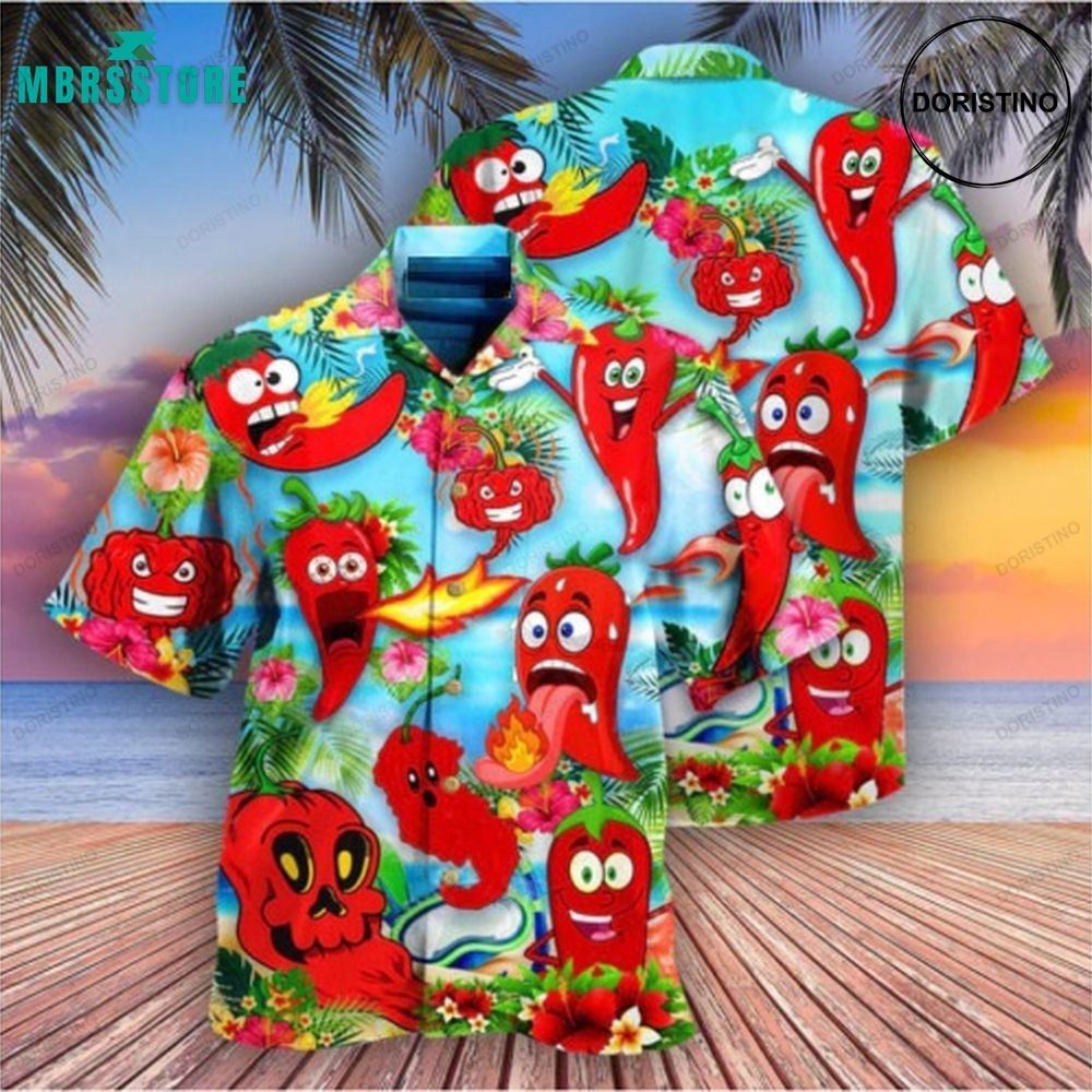 Funny Chili Peppers Edition Awesome Hawaiian Shirt