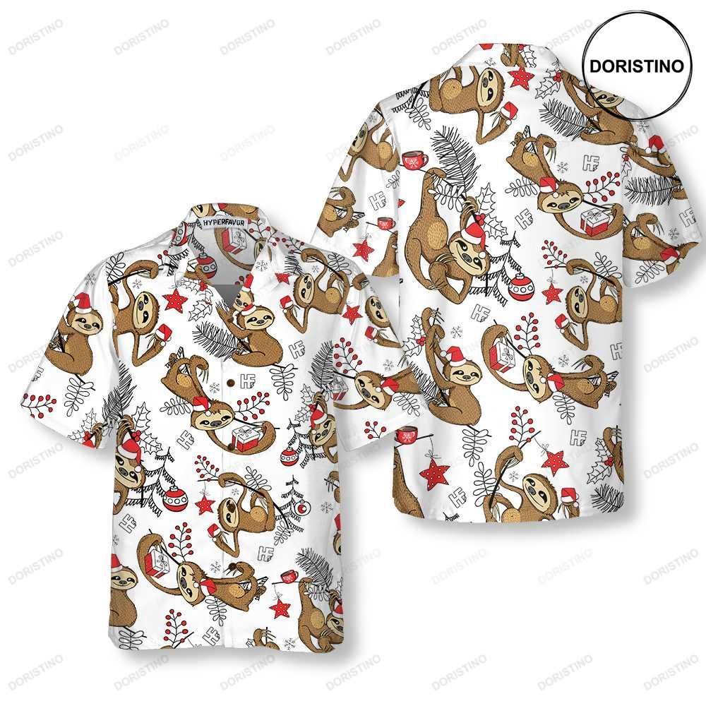 Funny Christmas Slothes Funny Christmas Best Gift For Christmas Limited Edition Hawaiian Shirt