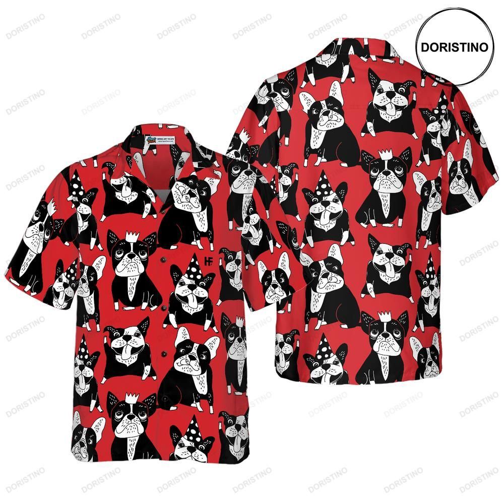 Funny Red French Bulldog Awesome Hawaiian Shirt