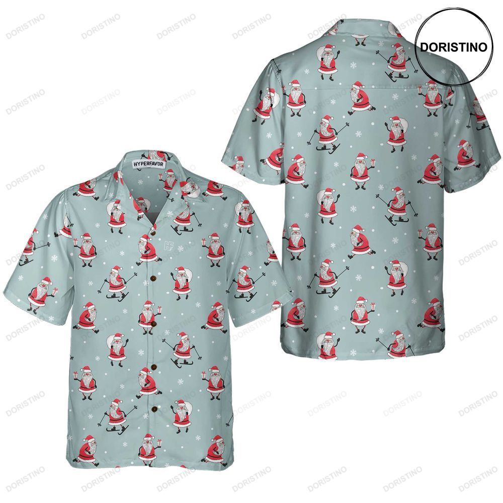 Funny Santa Claus Christmas For Men Santa Claus Awesome Hawaiian Shirt