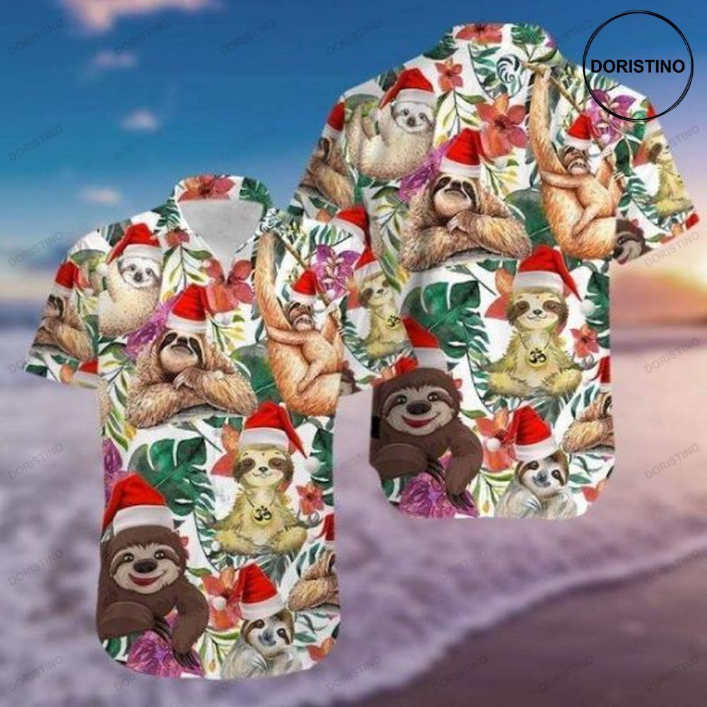 Funny Sloth Merry Christmas Hawaii Limited Edition Hawaiian Shirt
