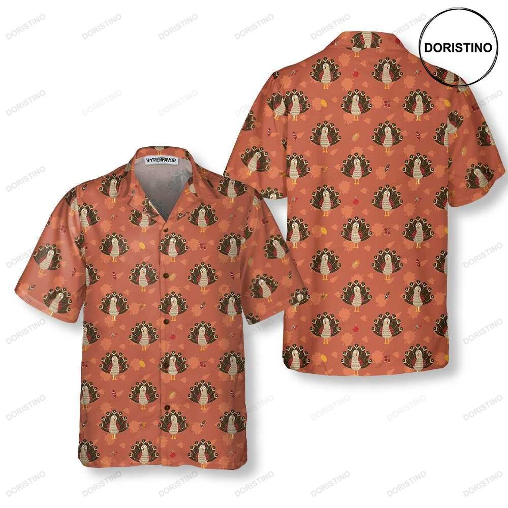 Funny Thanksgiving Turkeys Turkey Gobble Gift For Thanksgiving Day Awesome Hawaiian Shirt