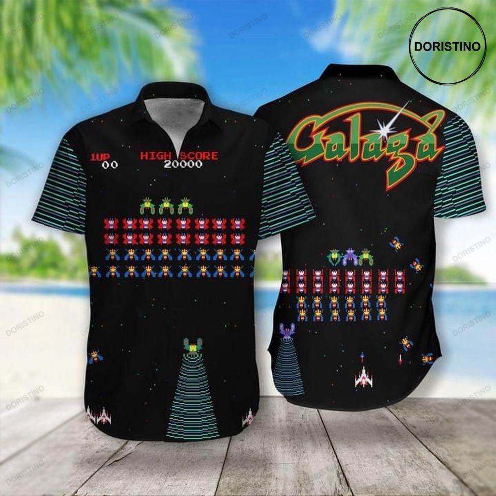 Galaga Gubbi Print Limited Edition Hawaiian Shirt