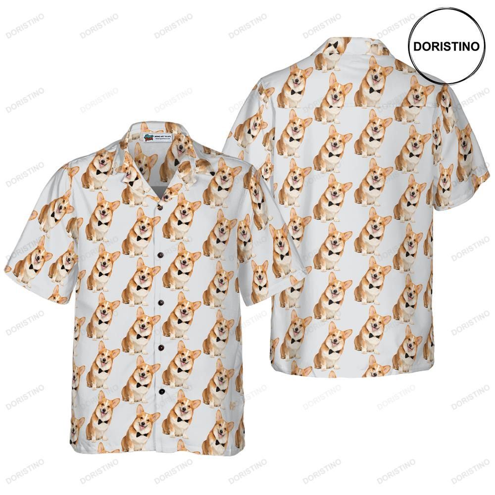 Gentleman Corgi Best Corgi For Men And Women Awesome Hawaiian Shirt