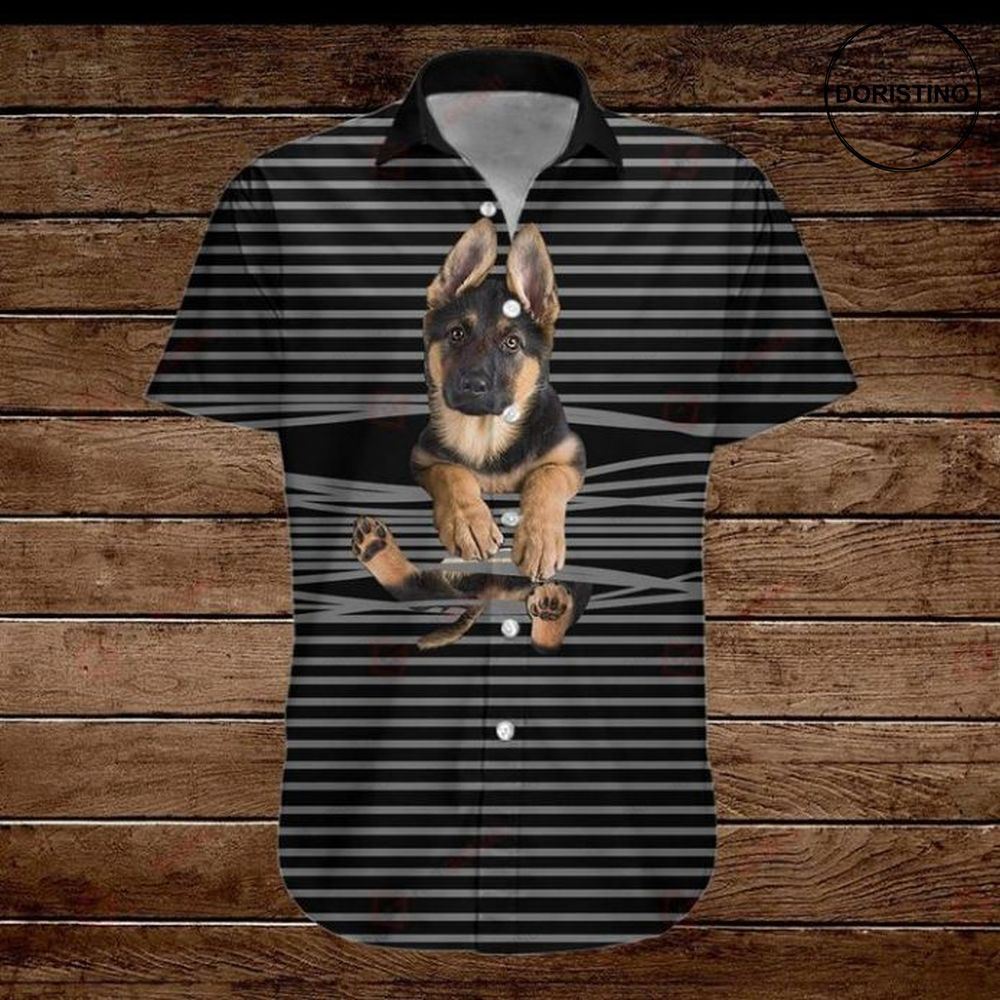 German Shepherd Dog Awesome Hawaiian Shirt