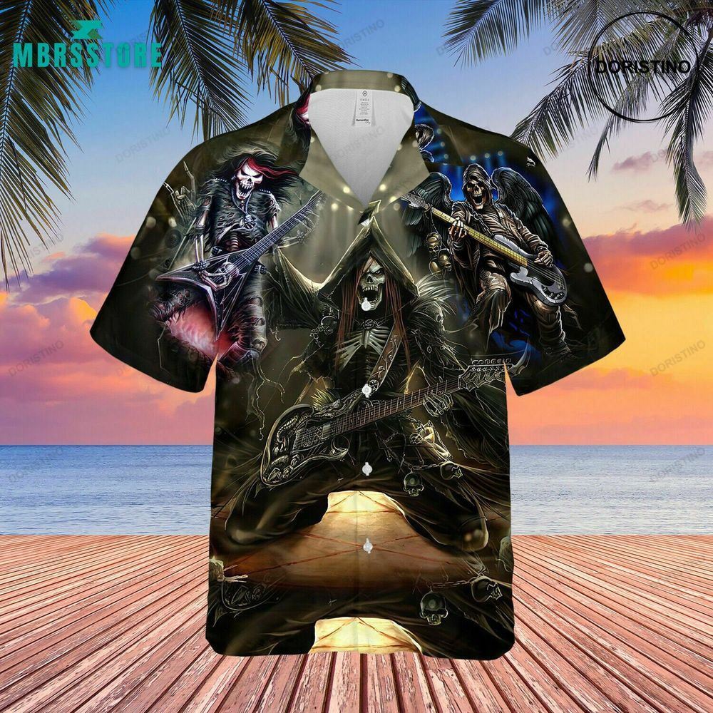 Get High With Music Unisex Short Short-sleeve Rock Music Limited Edition Hawaiian Shirt