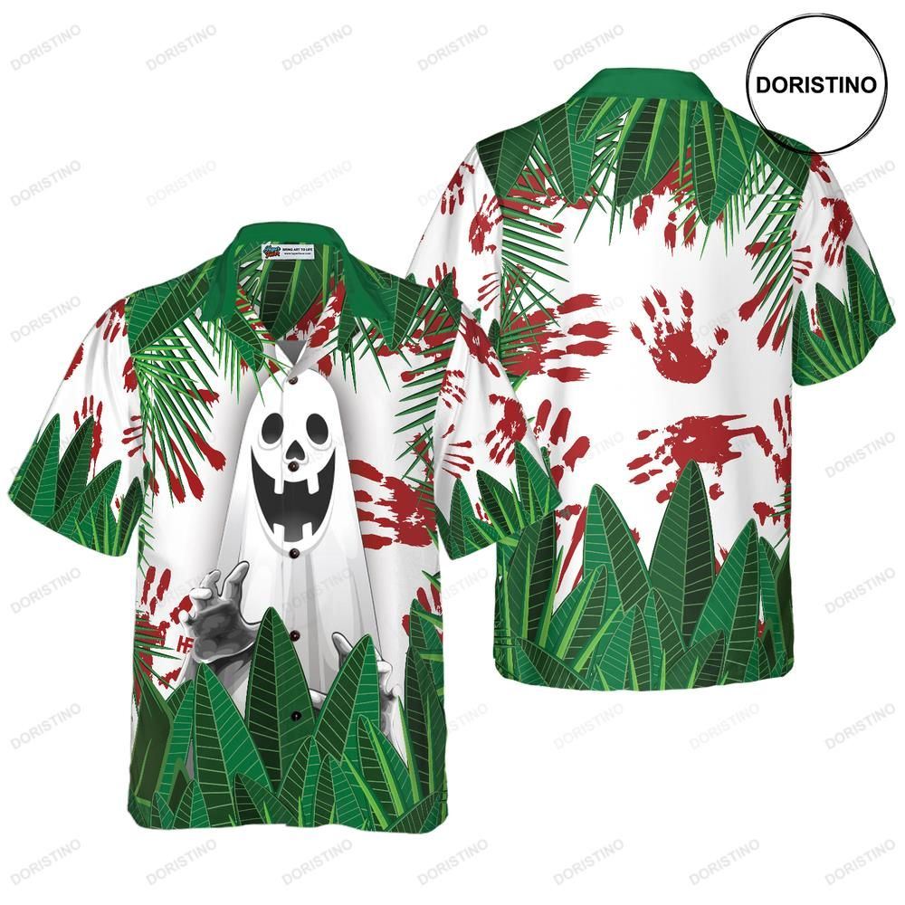 Ghost In The Bushes Halloween Unique Halloween For Men And Women Limited Edition Hawaiian Shirt