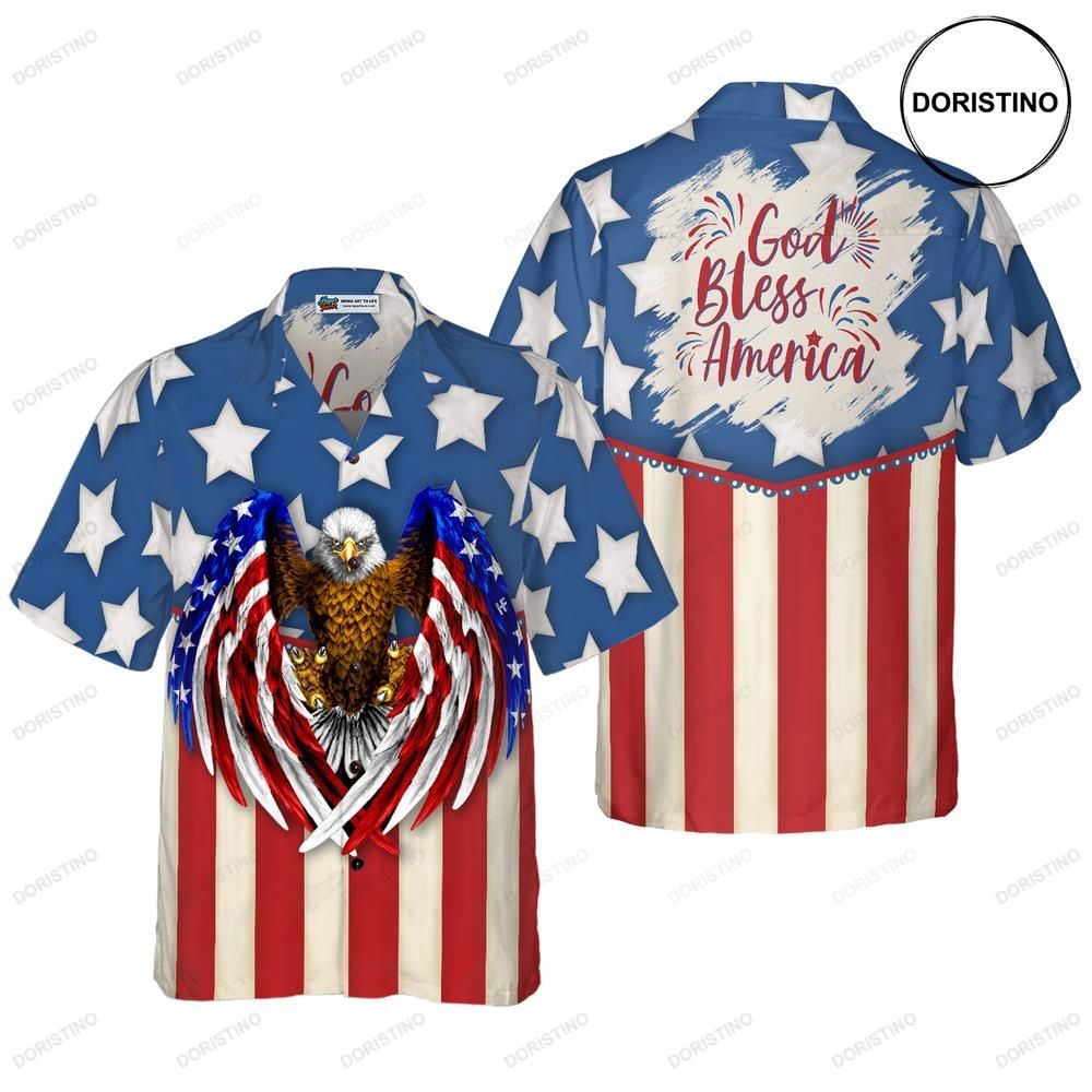 God Bless America 4th Of July Limited Edition Hawaiian Shirt