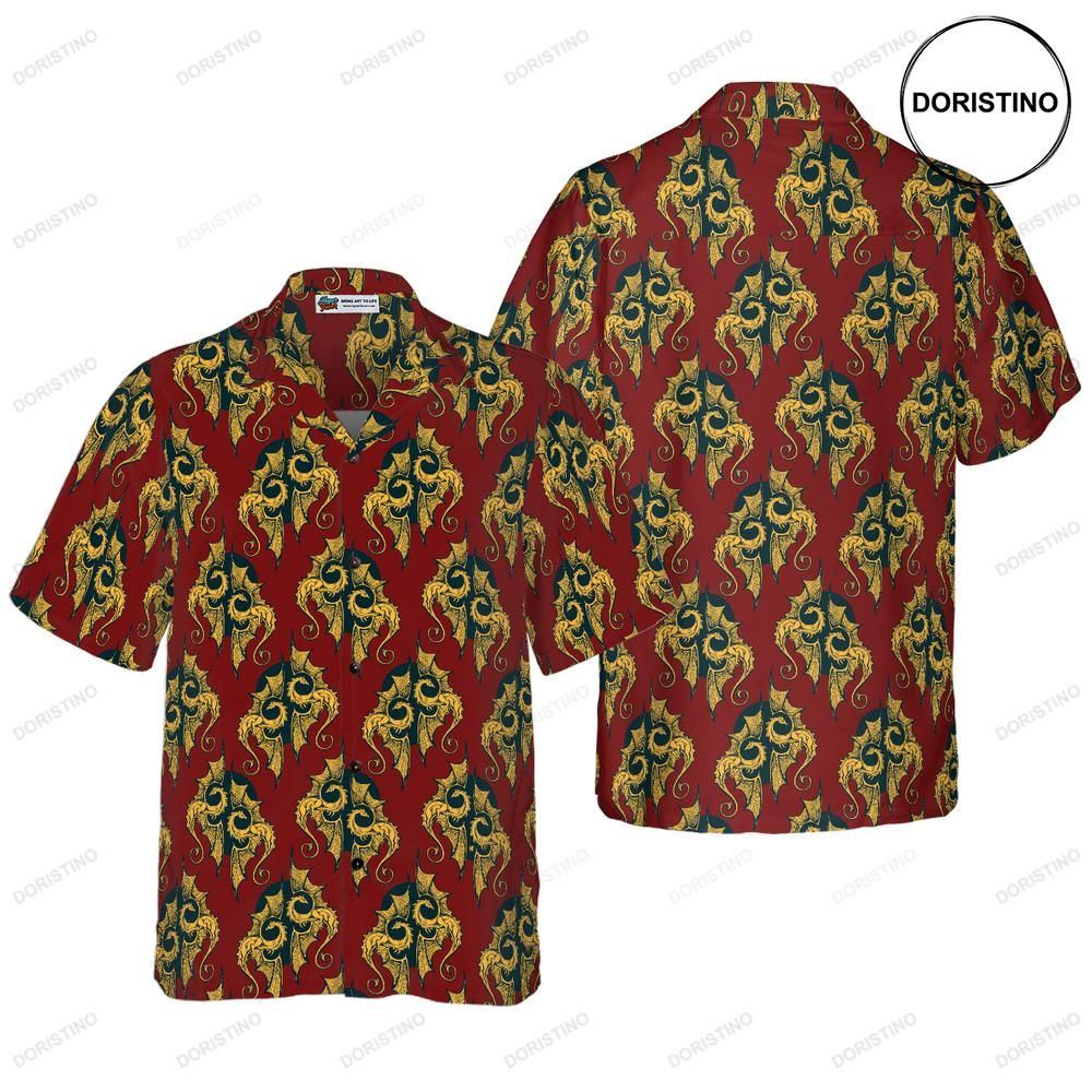 Gold Dragons For The Hero Limited Edition Hawaiian Shirt